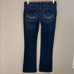 Affliction Black Premium Size 29 “Jade” Bootcut Western Y2K Rock Dark Blue Jeans